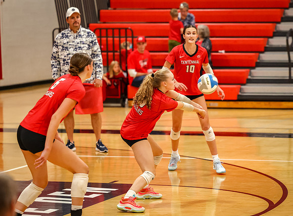 6313 Centennial vs Andover Girls Varsity Volleyball_