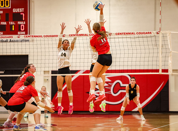 6365 Centennial vs Andover Girls Varsity Volleyball_