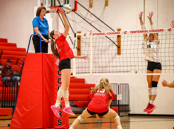 6378 Centennial vs Andover Girls Varsity Volleyball_