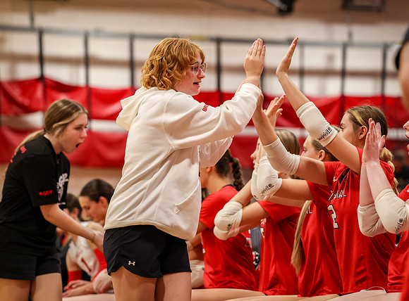6399 Centennial vs Andover Girls Varsity Volleyball_