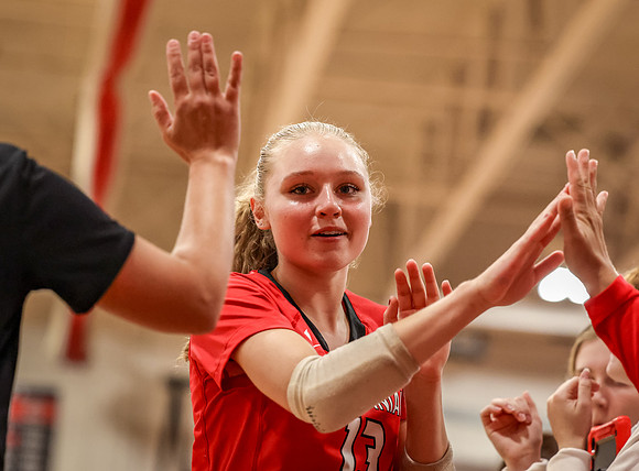6449 Centennial vs Andover Girls Varsity Volleyball_