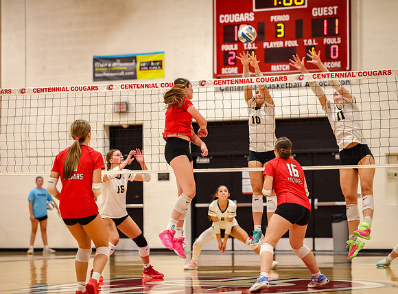 6451 Centennial vs Andover Girls Varsity Volleyball_