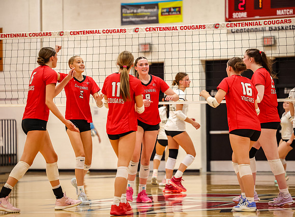 6457 Centennial vs Andover Girls Varsity Volleyball_