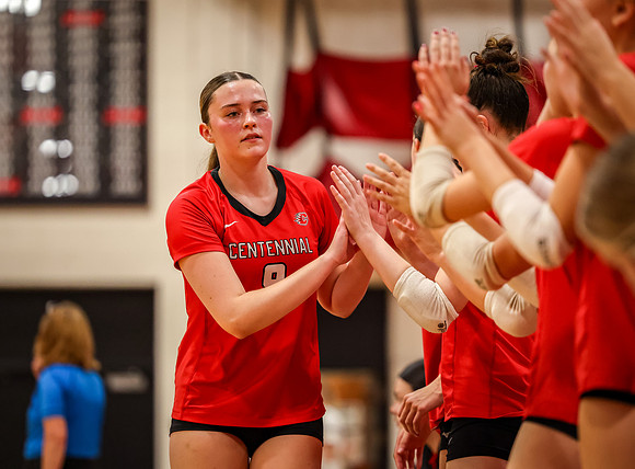 6476 Centennial vs Andover Girls Varsity Volleyball_