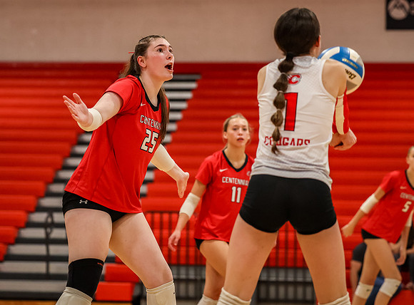 6591 Centennial vs Andover Girls Varsity Volleyball_