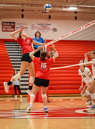 6624 Centennial vs Andover Girls Varsity Volleyball_