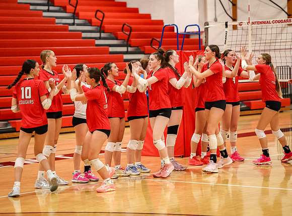 6810 Centennial vs Andover Girls Varsity Volleyball_