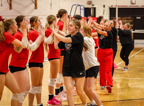 6820 Centennial vs Andover Girls Varsity Volleyball_