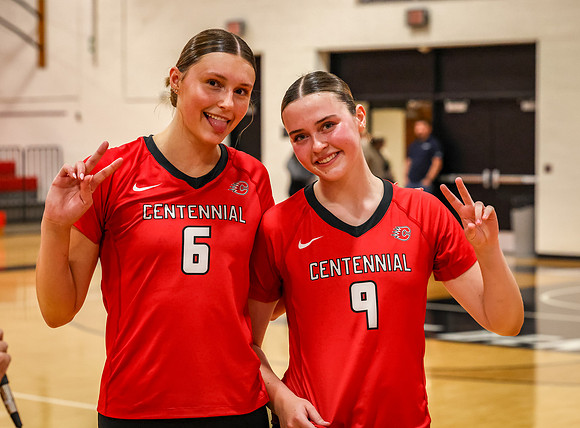 6829 Centennial vs Andover Girls Varsity Volleyball_
