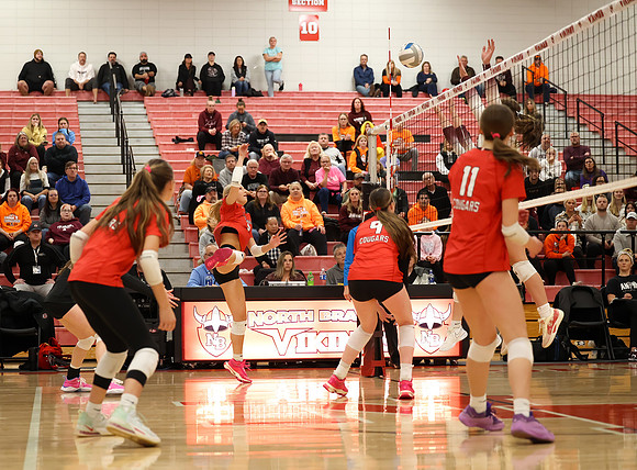 Centennial vs Anoka Girls Varsity Volleyball 107