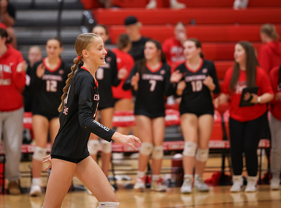 Centennial vs Hopkins Girls Varsity Volleyball 110