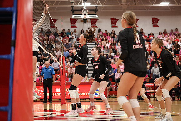 043 Centennial vs Rogers Girls Varsity Volleyball