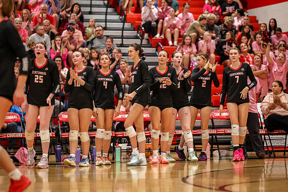 080 Centennial vs Rogers Girls Varsity Volleyball