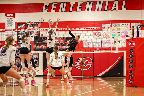 094 Centennial vs Rogers Girls Varsity Volleyball