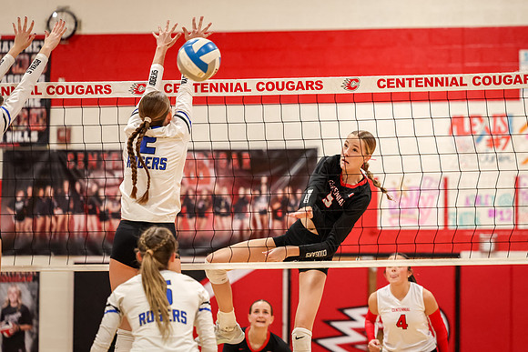 097 Centennial vs Rogers Girls Varsity Volleyball
