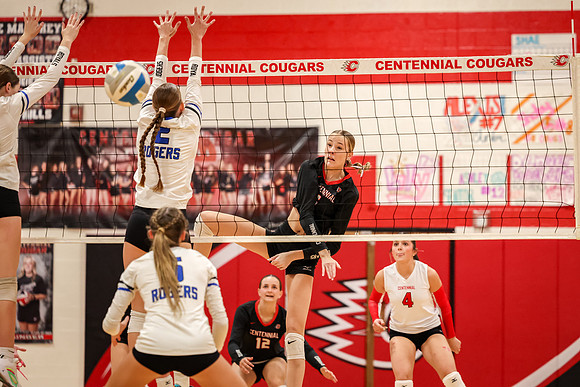 098 Centennial vs Rogers Girls Varsity Volleyball