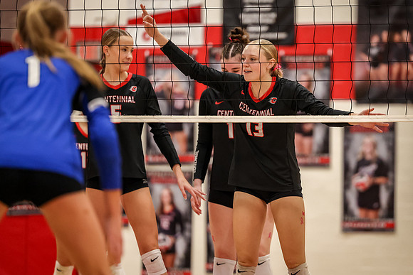 099 Centennial vs Rogers Girls Varsity Volleyball