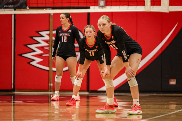 100 Centennial vs Rogers Girls Varsity Volleyball