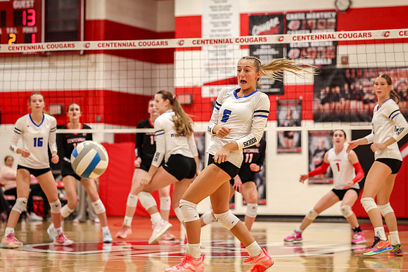 120 Centennial vs Rogers Girls Varsity Volleyball