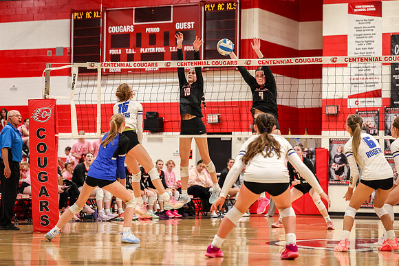 139 Centennial vs Rogers Girls Varsity Volleyball