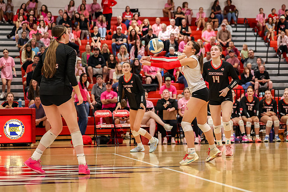 146 Centennial vs Rogers Girls Varsity Volleyball