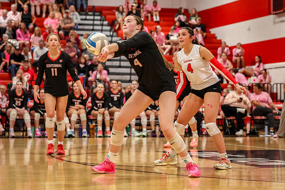 156 Centennial vs Rogers Girls Varsity Volleyball