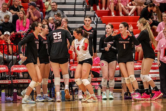 161 Centennial vs Rogers Girls Varsity Volleyball