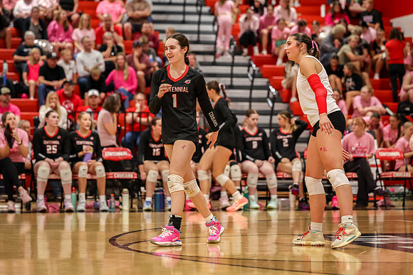 180 Centennial vs Rogers Girls Varsity Volleyball