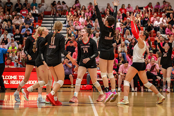 186 Centennial vs Rogers Girls Varsity Volleyball
