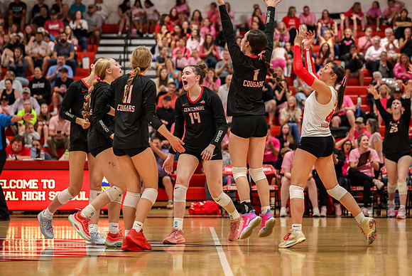 187 Centennial vs Rogers Girls Varsity Volleyball