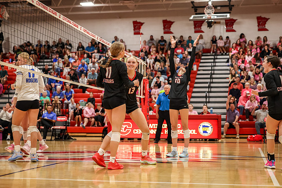 192 Centennial vs Rogers Girls Varsity Volleyball