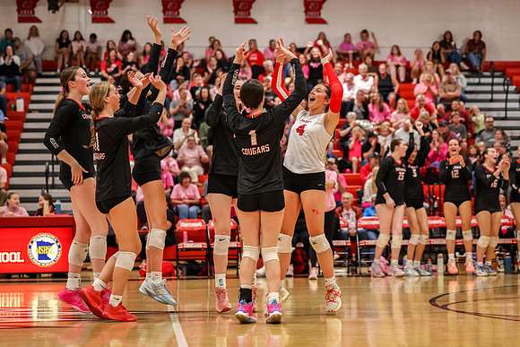 216 Centennial vs Rogers Girls Varsity Volleyball