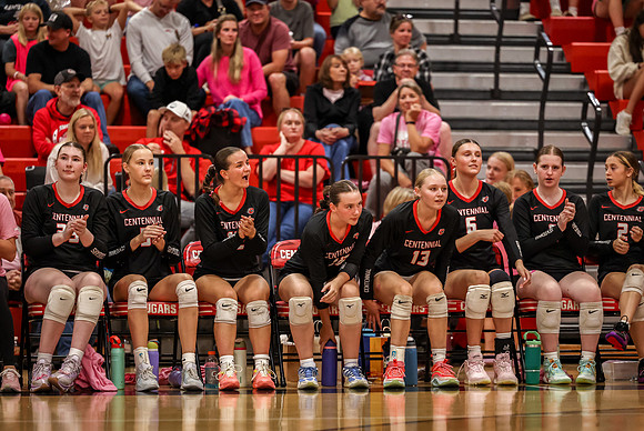 218 Centennial vs Rogers Girls Varsity Volleyball