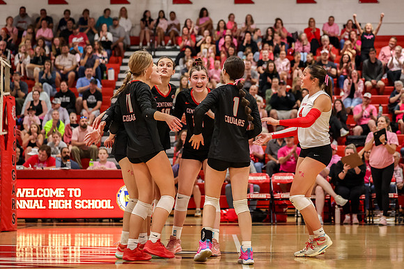 241 Centennial vs Rogers Girls Varsity Volleyball
