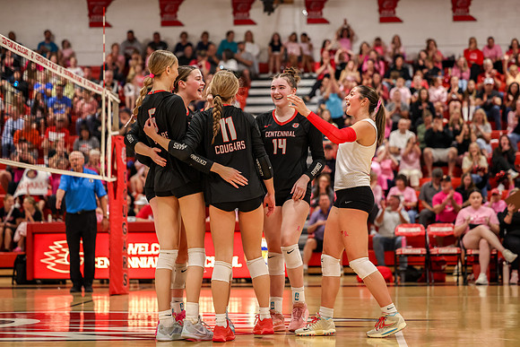 248 Centennial vs Rogers Girls Varsity Volleyball