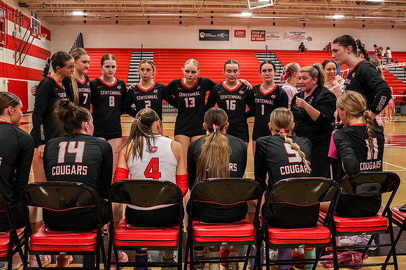 251 Centennial vs Rogers Girls Varsity Volleyball