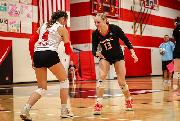 254 Centennial vs Rogers Girls Varsity Volleyball