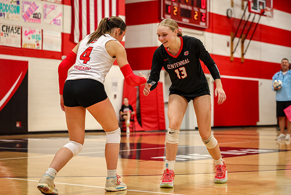 255 Centennial vs Rogers Girls Varsity Volleyball