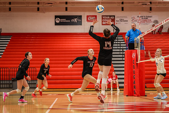 283 Centennial vs Rogers Girls Varsity Volleyball