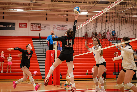 296 Centennial vs Rogers Girls Varsity Volleyball