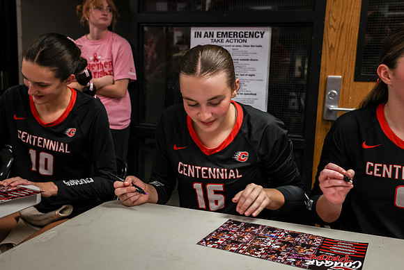 305 Centennial vs Rogers Girls Varsity Volleyball
