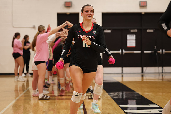 010 Centennial vs Rogers Girls Varsity Volleyball