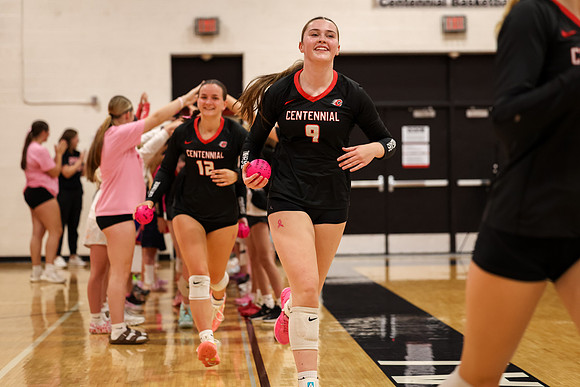009 Centennial vs Rogers Girls Varsity Volleyball