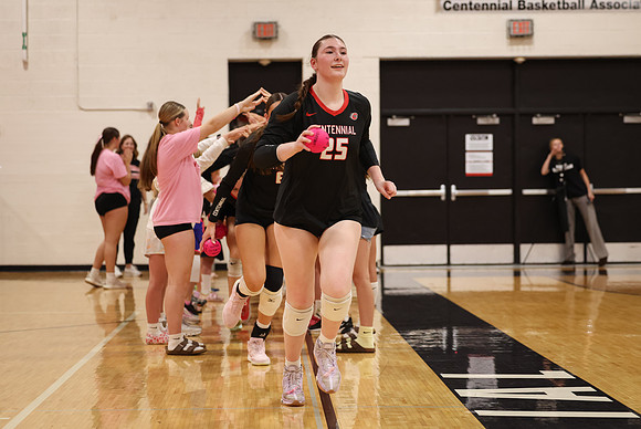 012 Centennial vs Rogers Girls Varsity Volleyball