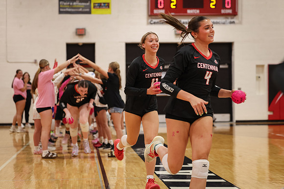011 Centennial vs Rogers Girls Varsity Volleyball