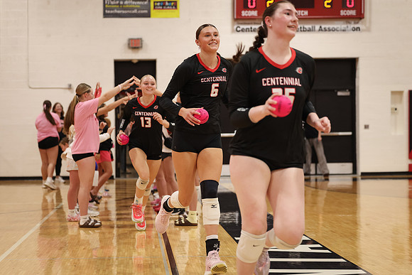 013 Centennial vs Rogers Girls Varsity Volleyball