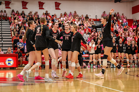 021 Centennial vs Rogers Girls Varsity Volleyball