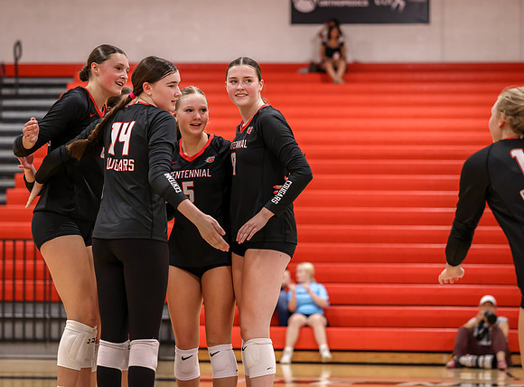 Centennial vs Mounds View Girls Varsity Volleyball 73