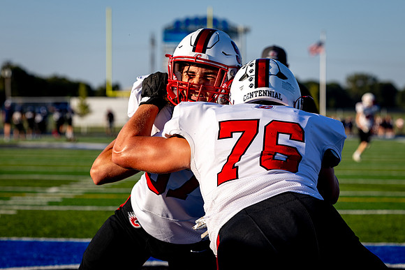 012 Centennial vs Roger Varsity Football
