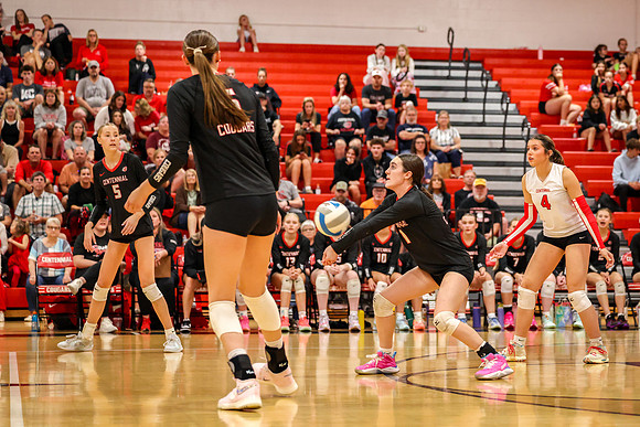 0221 Centennial vs Coon Rapids Girls Varsity Volleyball